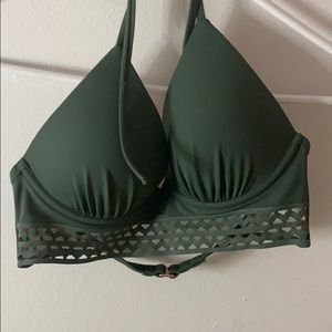 34B olive green bikini